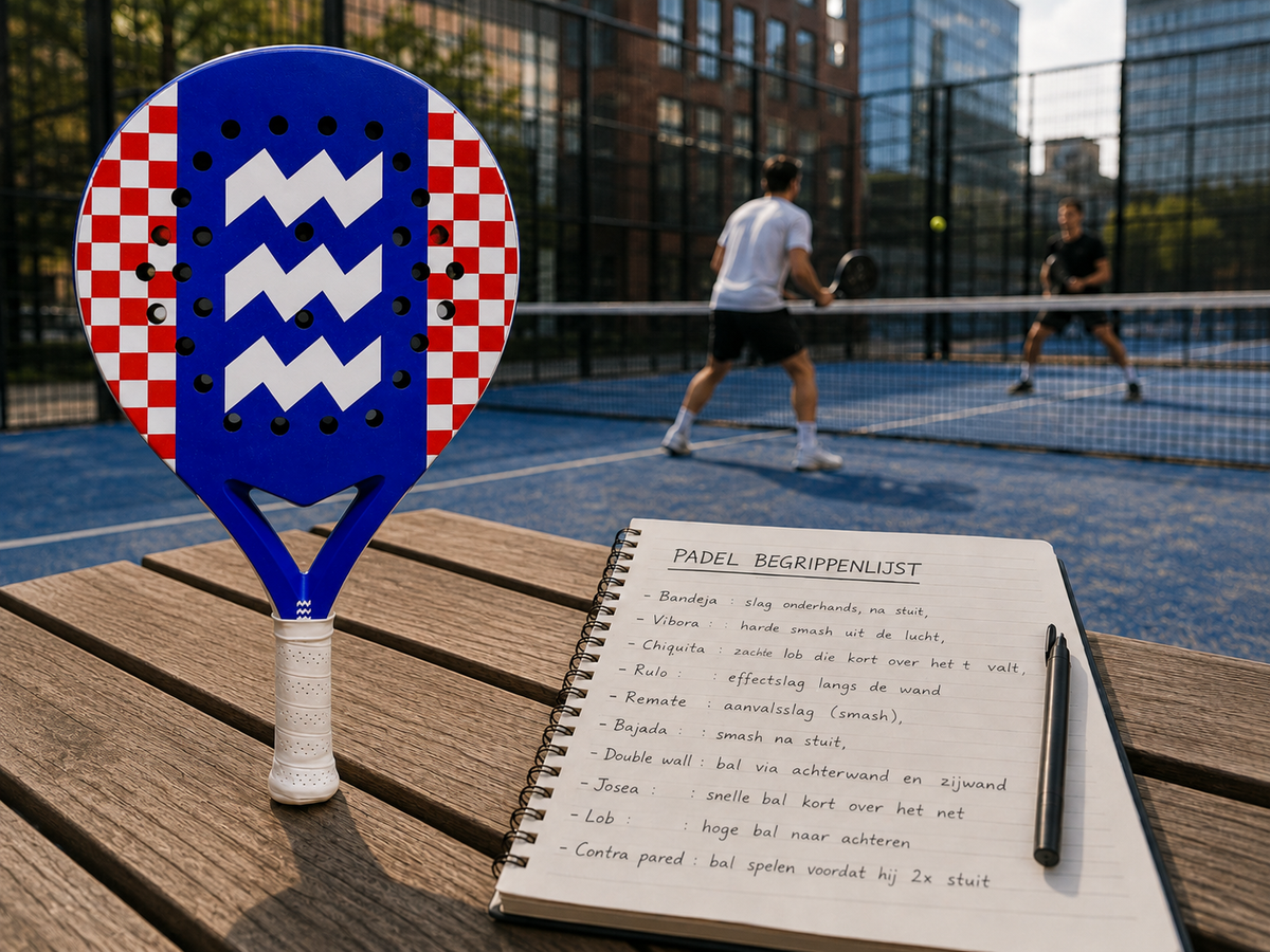 Padel begrippenlijst: alle termen op een rij