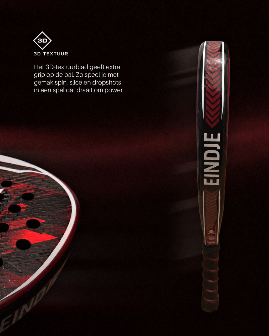 PADELSKE - EINDJE 3K Carbon - Padel Racket
