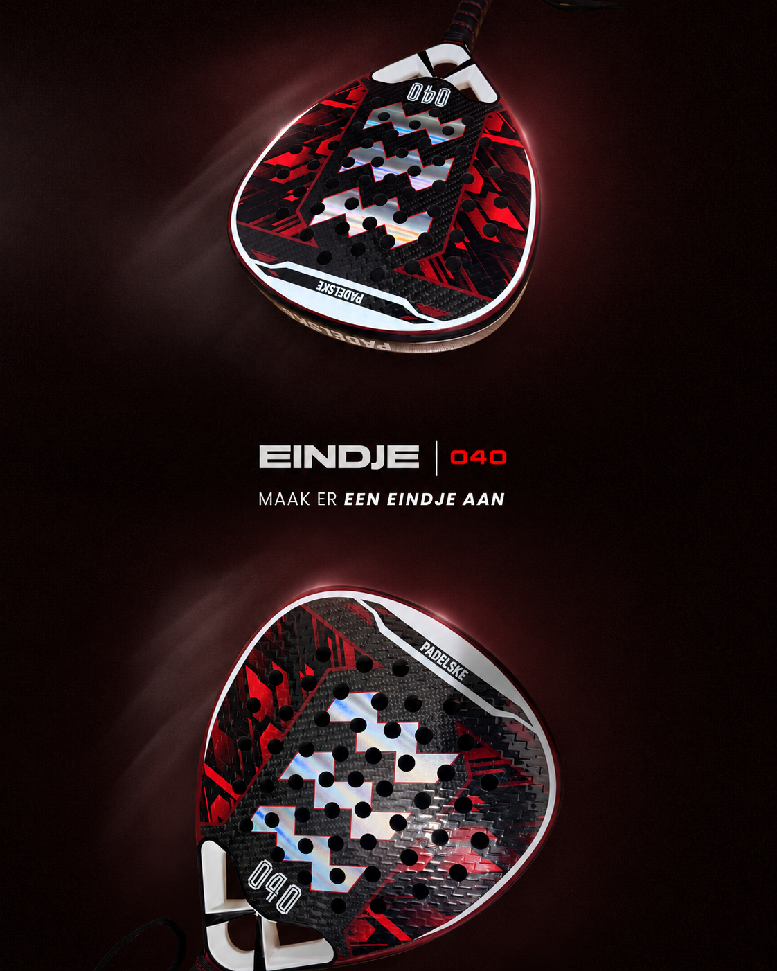 PADELSKE - EINDJE 3K Carbon - Padel Racket