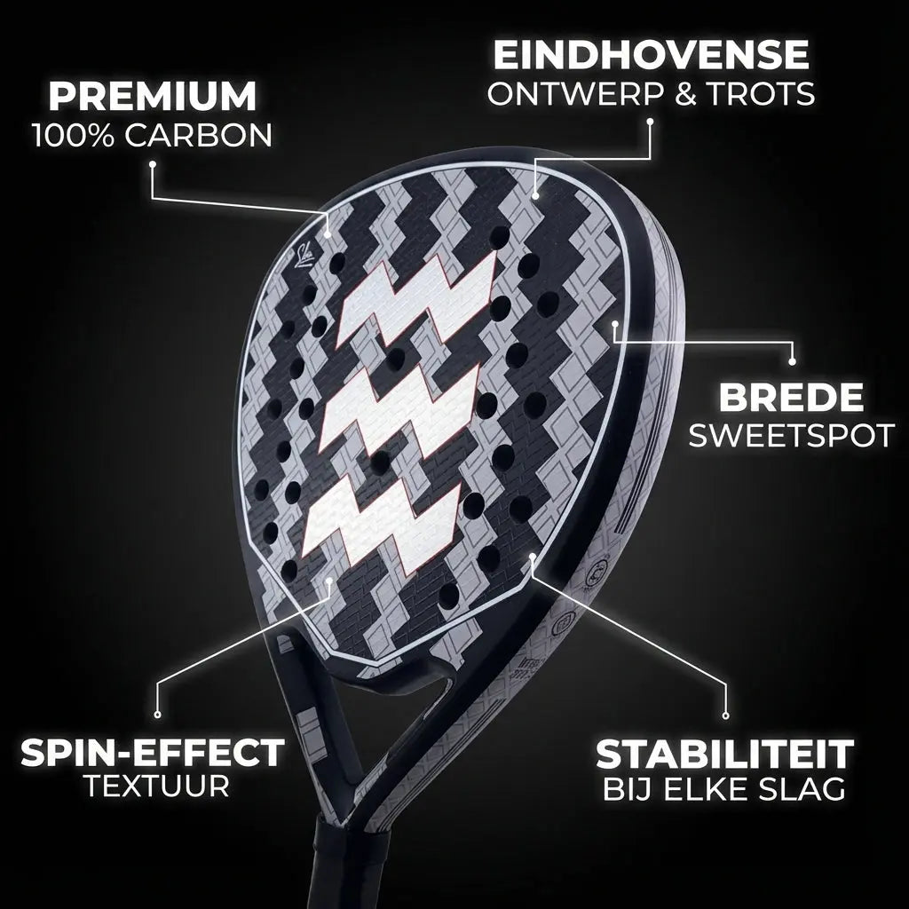 PADELSKE - SKÔN 100% Carbon - Padel Racket Padelske