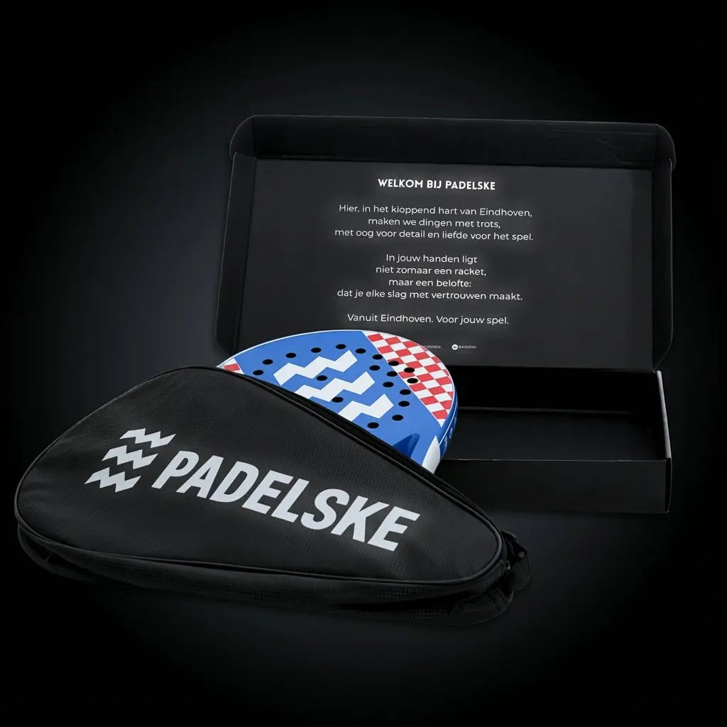 PADELSKE - ROODWITTER 100% Carbon - Padel Racket Padelske