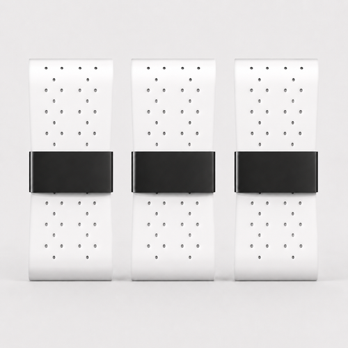 PADELSKE - Overgrip Wit 3 PACK