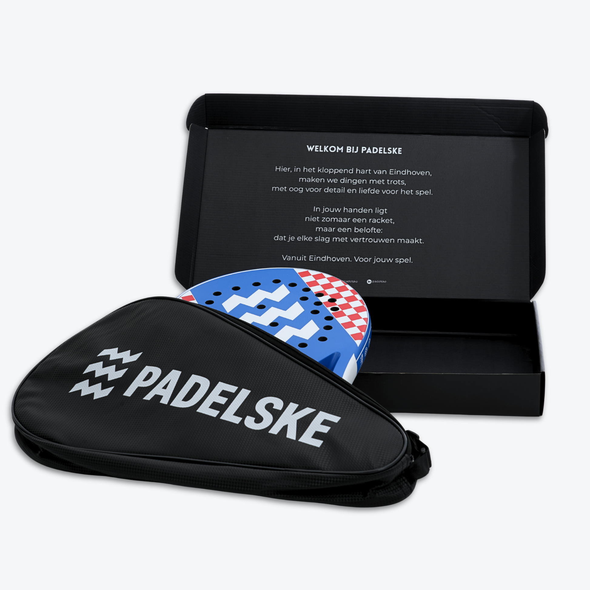 PADELSKE - ROODWITTER 100% Carbon - Padel Racket