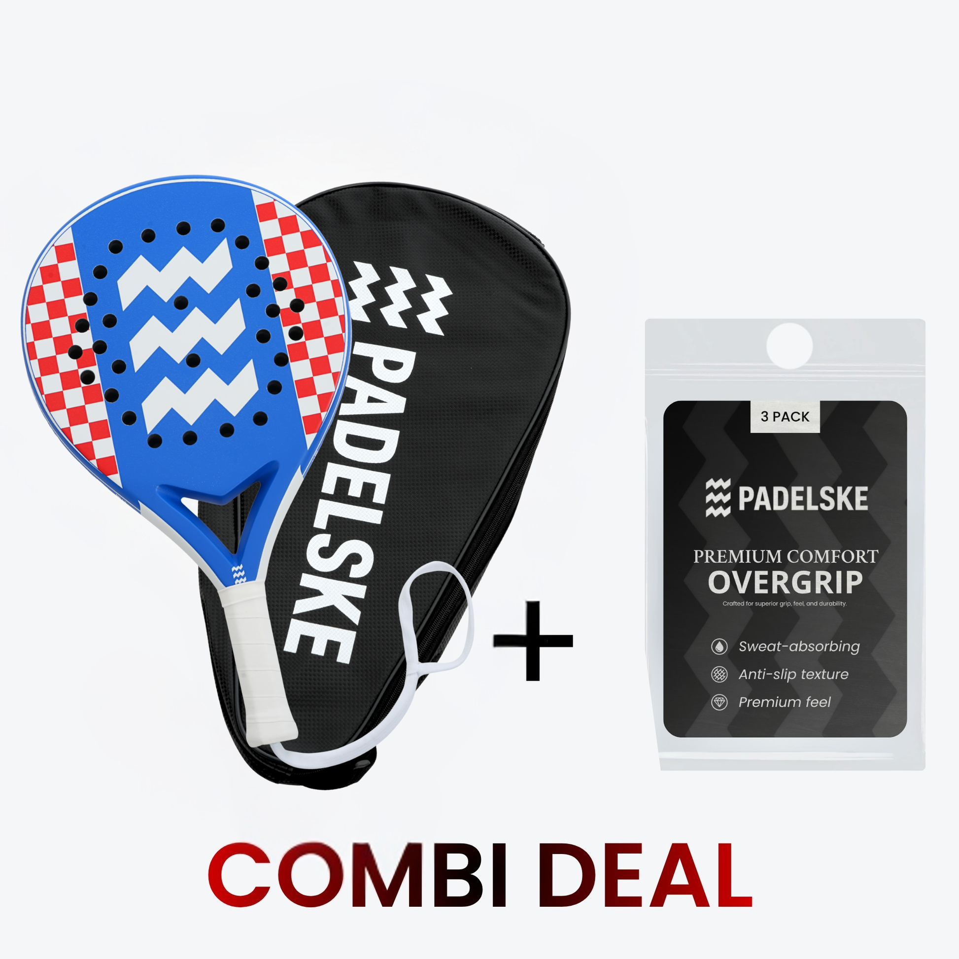 ROODWITTER + 3 PACK Overgrips COMBI DEAL